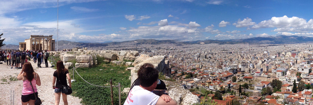 35 Athens Panoramic view of the Plaka district and the Acropolis. 360 ...