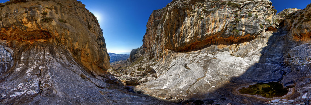 Crete Kria Vrisi Trench 360 Panorama 360Cities