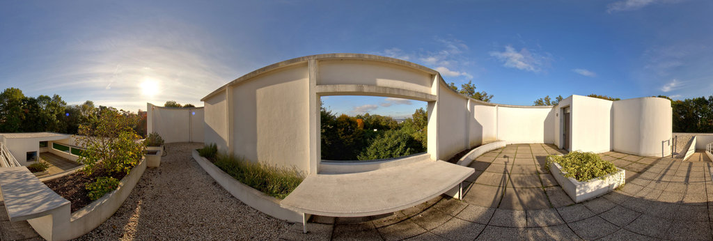 Villa Savoye, Le Corbusier upper Terasse 360 Panorama | 360Cities